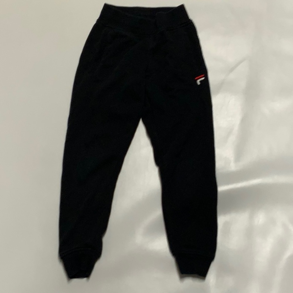 Fila black sweatpants, size S